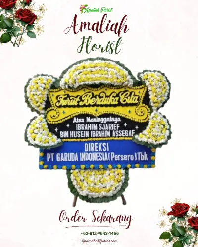 Papan Bunga Duka di Sokaraja
